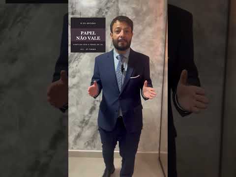 Dividiram tudo num papel? Não vale nada